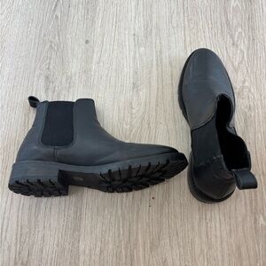 Women’s Black Chelsea Ankle Boots - Classic Slip-On Style
